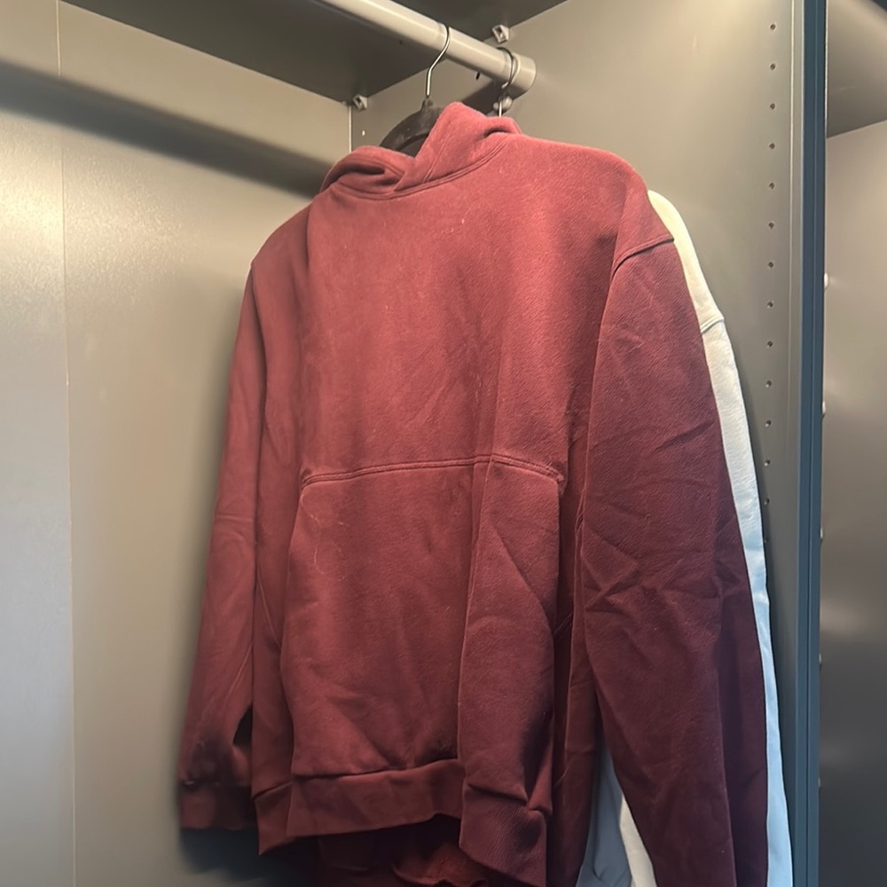 Men's Burgundy Hoodie